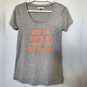 💥4 for $30💥 Maurice's Women's XS grey fun t-shirt